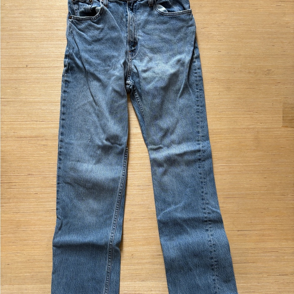 Abercrombie & Fitch 90s Straight Ultra High Rise Denim Jeans Women's Size 27 4L